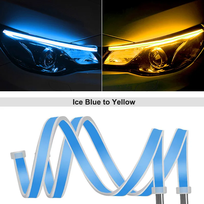 ice blue turn yellow