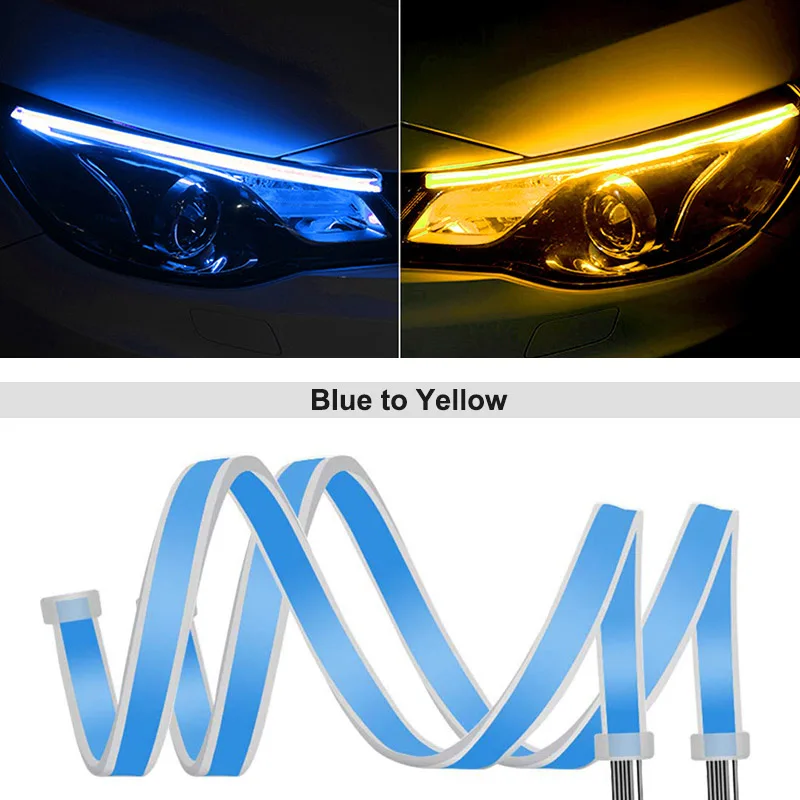 blue turn yellow