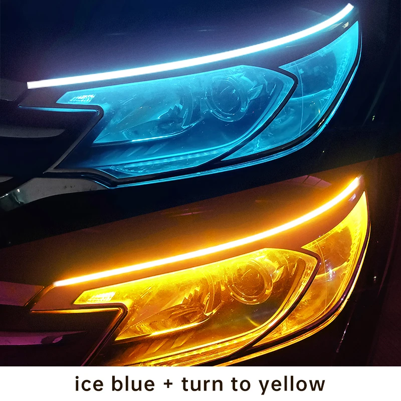 Ice Blue To Yellow