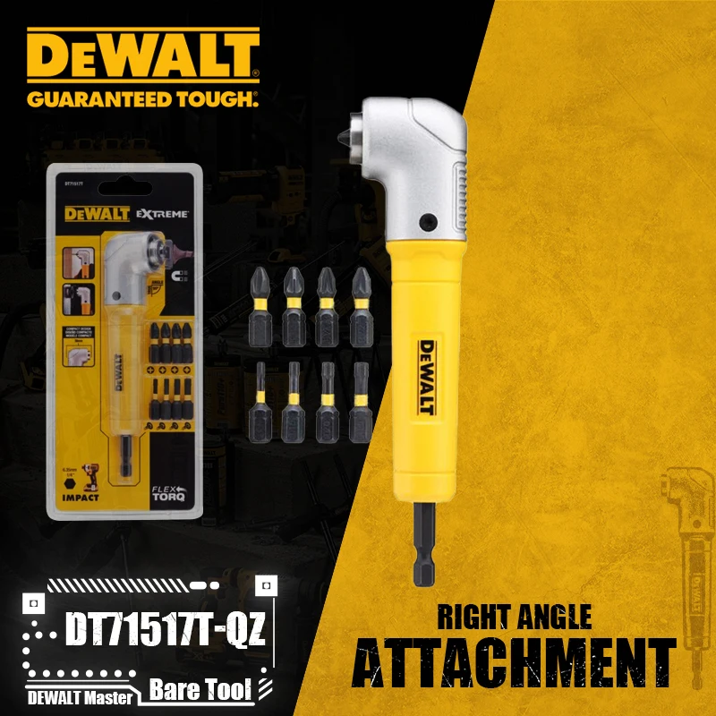 DEWALT DT71517T-QZ DWARA120 90°Right Angle Attachment IMPACT READY Driver Power Tool Accessories