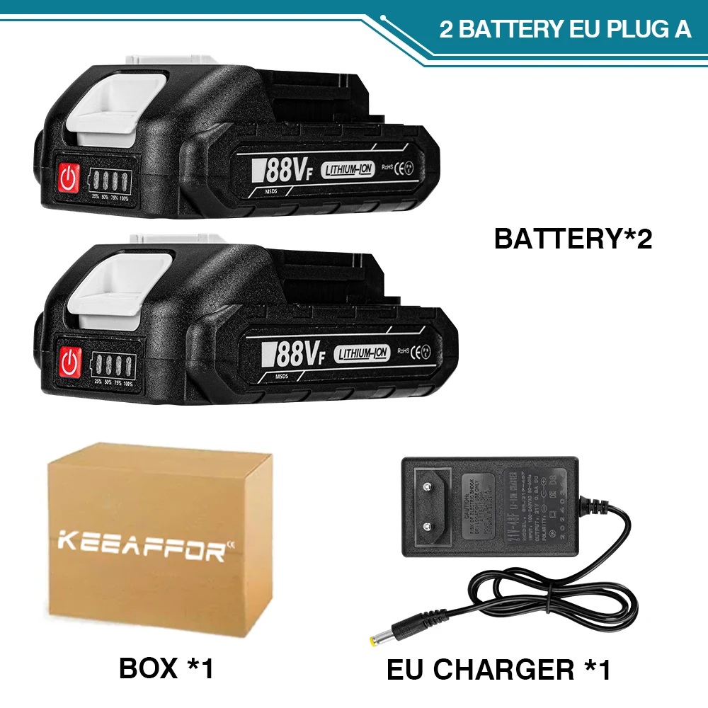 2 x 88VF EU Plug