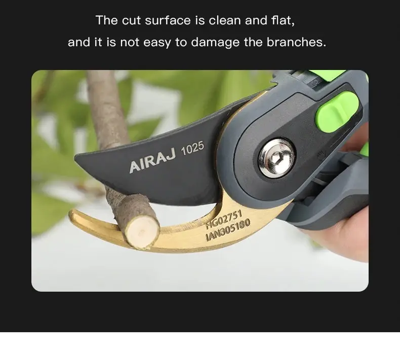 AIRAJ Industrial Grade Pruning Shears Are Labor-Saving Gardening Tools With Sharp, Durable, And Non Slip Scissors